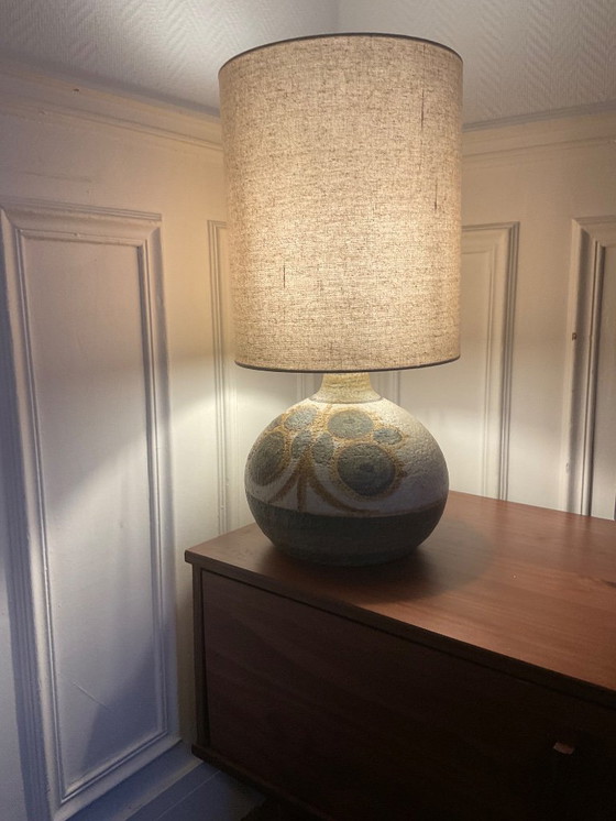 Image 1 of Authentische dänische Keramiklampe von NOOMI BACKHAUSEN – für Søholm Stentøj – skandinavisches Design – 1960er Jahre