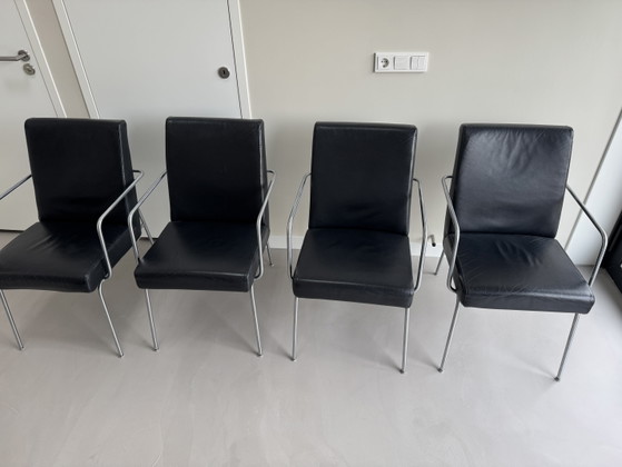 4x Harvink Storm Dining chairs – Leather (photo 2 of 7)