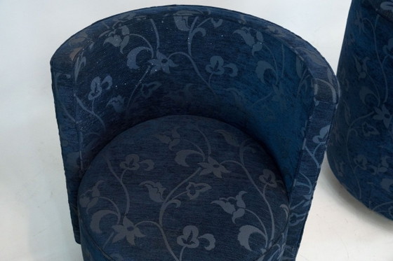 Image 1 of Pair of Art Deco-Style Occasional Armchairs, Italy, 1960s