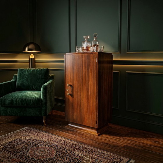 Mobile bar francese Art Déco in palissandro, ca. 1930 – Armadi contenitori, Wood (photo 2 of 8)
