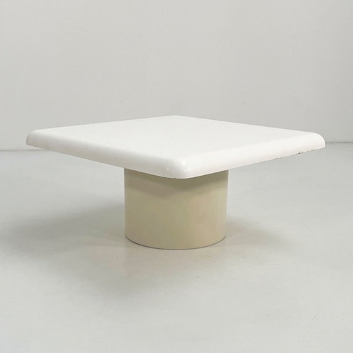 White Ara Coffee Table by Vico Magistretti for Artemide, 1960s