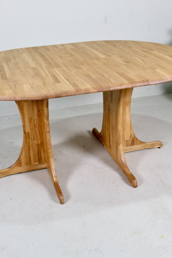 Image 1 of Vintage Danish wooden extendable dining table