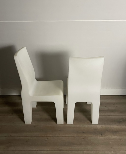 2 sedie da pranzo Van Gispen Richard Hutten