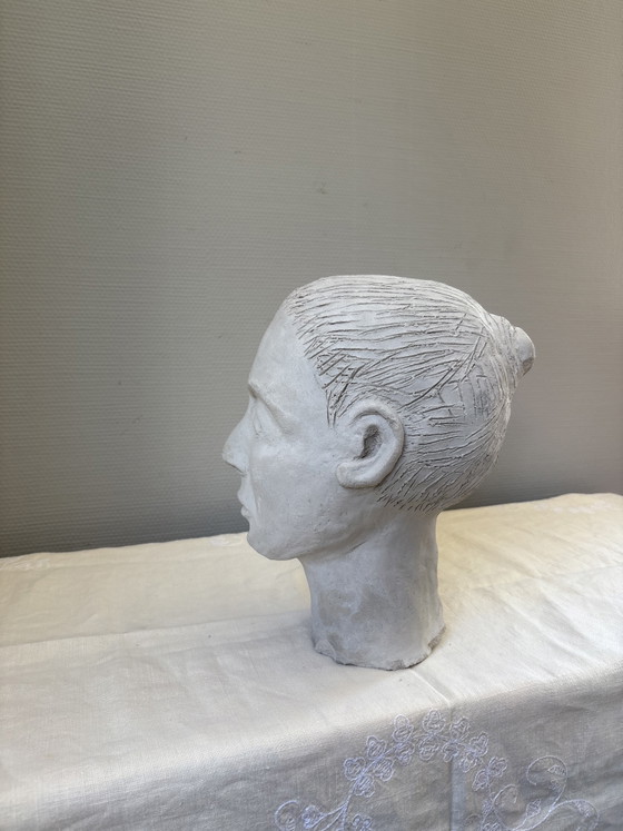 Image 1 of Vintage Chamotte Statue ‘SHE IS’ Sculpture