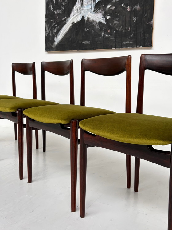 Set of 4 vintage rosewood dining chairs – Mid Century Modern (photo 6 of 8)