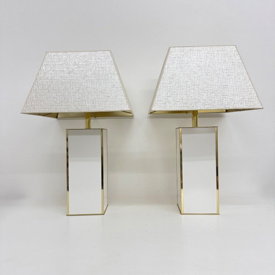 Image 1 of Pair of Maison Jansen Style Table Lamps, 1970s