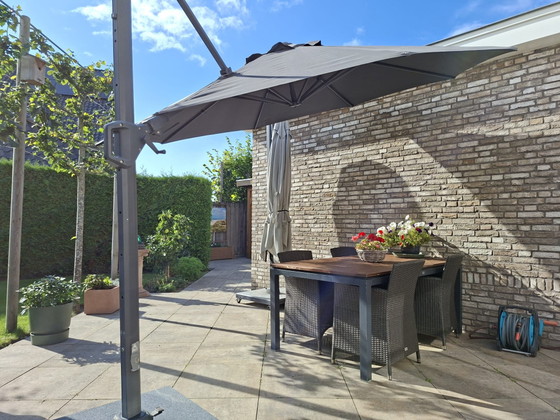 Ombrellone a Braccio con Base – Mobili da giardino, Metal, Stone (photo 2 of 5)