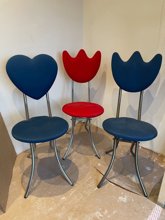 Image 1 of KARE design folding chairs, Amor and Tulip