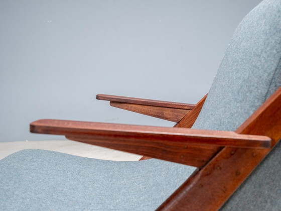 Image 1 of Sillón moderno de mediados de siglo, sillón completamente restaurado, década de 1950-1960