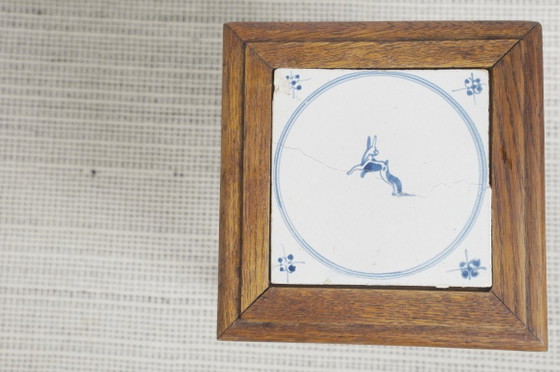 Sgabello antico olandese in stile country con piastrelle di Delft, sgabello vintage in legno, piano in (photo 11 of 24)