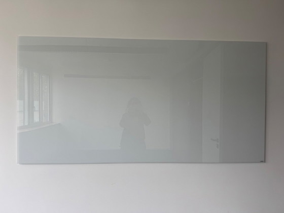 Image 1 of Pizarra blanca de vidrio LINTEX de 1 m x 2 m / pizarra blanca de diseño