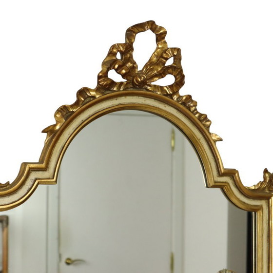 Image 1 of Barok Stijl Deknudt Bladgoud Spiegel 108cm