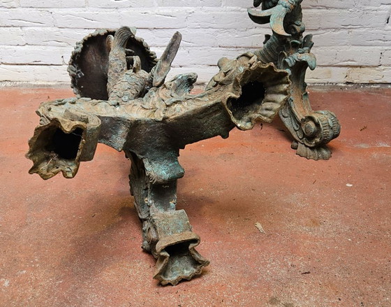 Image 1 of Monumental Rococo-style Bronze Pedestals