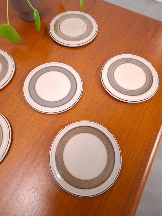 Image 1 of Juego de platos de porcelana danesa para pasteles Copenhagen Porcelain B&G Stoneware 950