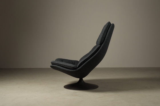 Image 1 of Artifort F588 lounge chair with ottoman by Geoffrey Harcourt, 1967