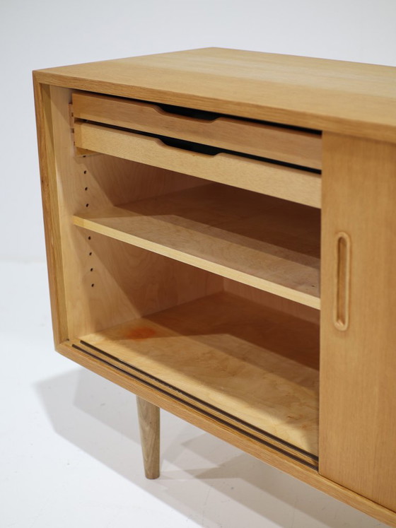 Credenze Carlo Jensen Hundevad rovere danese anni '60, Hundevad (Poul), Legno, Marrone, Mid Century Modern (foto 9 di 15)