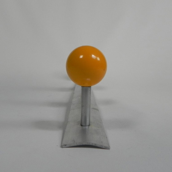 Image 1 of Wall coat rack with colored bulbs, 1950s