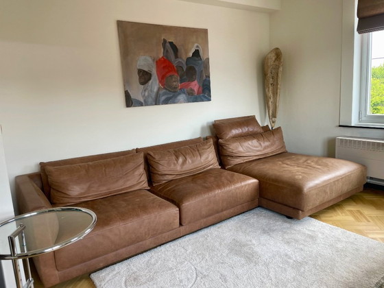 Image 1 of Canapé vintage en cuir Poliform design