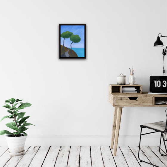 Image 1 of Olieverf op doek, 42x30 cm.