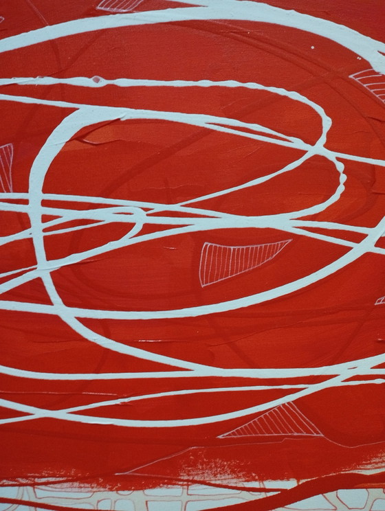 Antadze Abstract Composition XXL – Paintings & Drawings, Canvas, Textile (photo 15 of 15)
