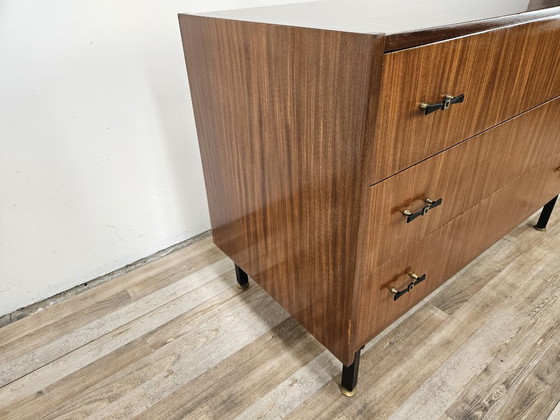 1960s Teak Three-Drawer Chest of Drawers – Wood (photo 2 of 15)