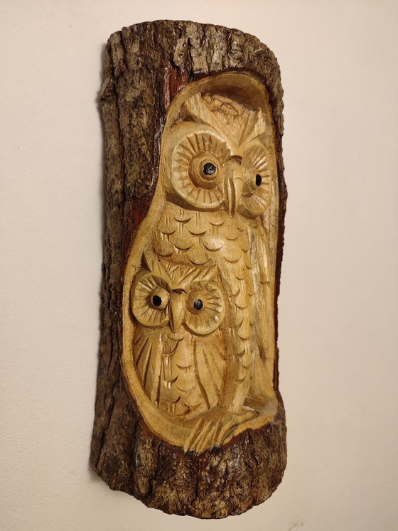 Image 1 of 4 handgefertigte Figuren aus Holzstämmen