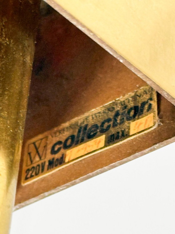 Image 1 of Lampada a sospensione/soffitto in ottone di Vereinigte Werkstätten, Germania, anni '70