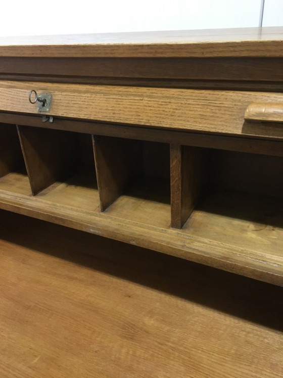 Image 1 of Desk with shutter in light oak