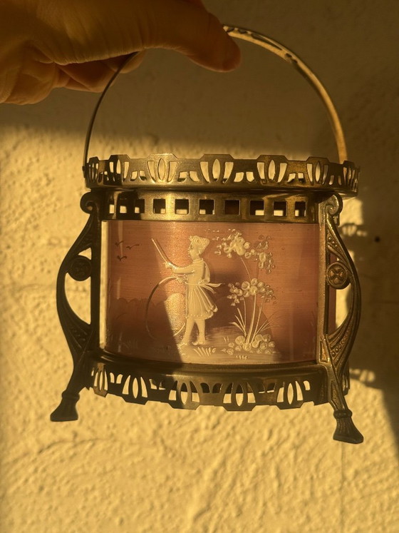Calentador de té Mary Gregory – Accesorios de mesa, Glass, Metal (photo 7 of 16)