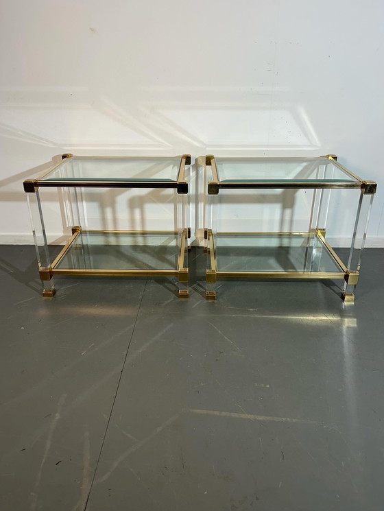 Image 1 of Juego de mesas auxiliares Pierre Vandel '1970