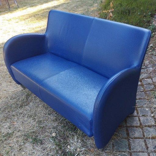 De luxe Neology-bank van ontwerper Bernard Massot – banken, Leather, Metal