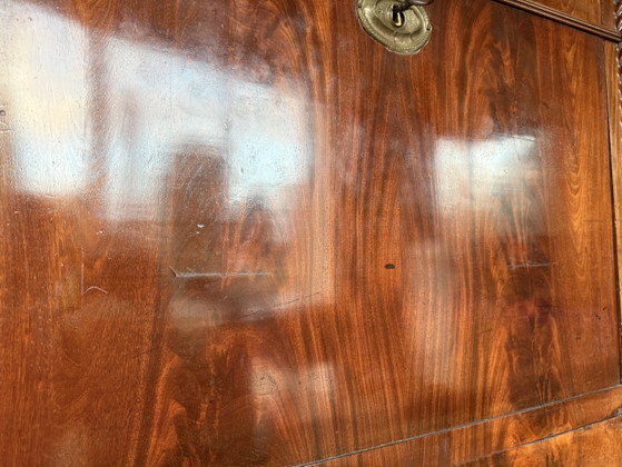 Secreter antiguo Biedermeier, finales del siglo XIX. – Armarios, Wood, Brass (photo 6 of 15)