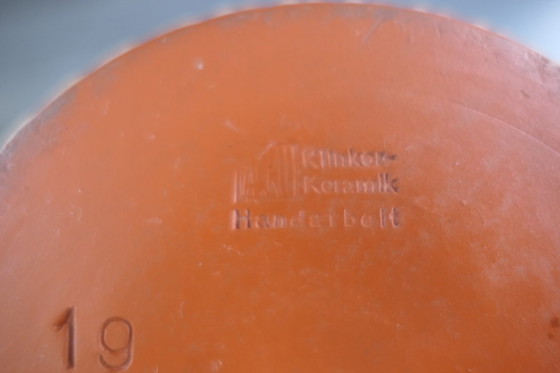 Image 1 of Vintage AKRU Klinker keramische vaas 19 25 handgemaakt