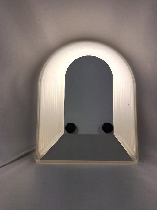 Par de apliques de cristal de los años 80 de Roberto Fiorato para Prisma