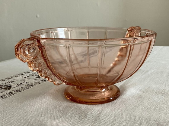 Image 1 of Greta Art Deco Luxval Cup - Val Saint Lambert