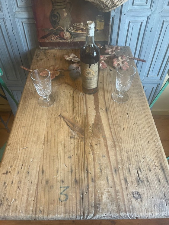 Image 1 of Tavolo pieghevole, tavolo da mercato, tavolino laterale, stile vintage francese