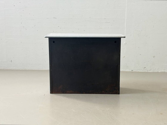 Image 1 of Metal sideboard / kitchen cabinet in industrial style, 1950s