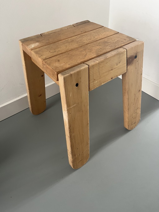 Vintage wooden stool