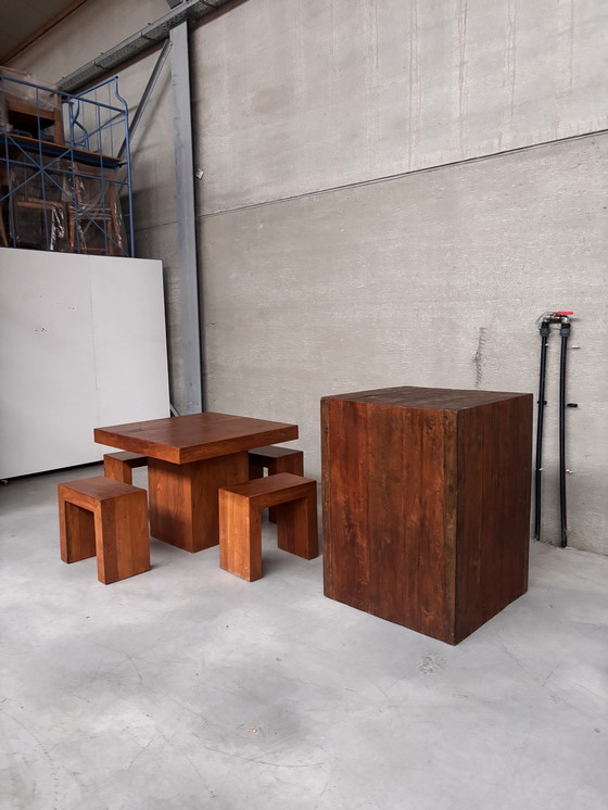 Image 1 of Set da pranzo Brustalista anni '90