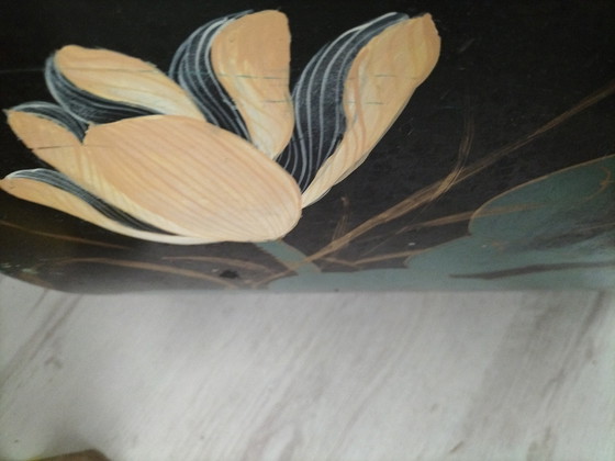 Image 1 of Hand-painted wooden cube