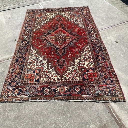Antique Pers Kilim Rug Warm Colors Carpet