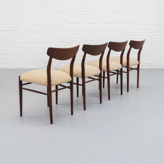 Image 1 of Ensemble de chaises de salle à manger Lübke années 60