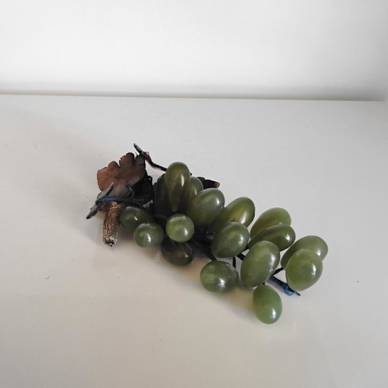 Image 1 of GRAPPOLO D'UVA DECORATIVO - ONICE / GIADA