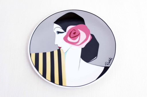 Art Deco plate Design Roberto Tortoli