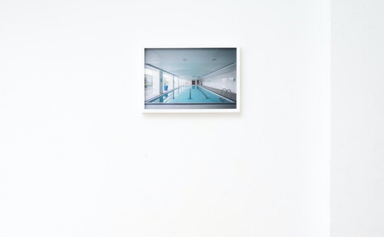 Image 1 of Empty Swimming Pool — color framed photograph 40x60cm