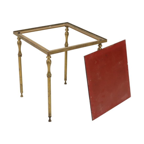 Brass Side Table Plant Table Maison Jansen France (photo 18 of 20)