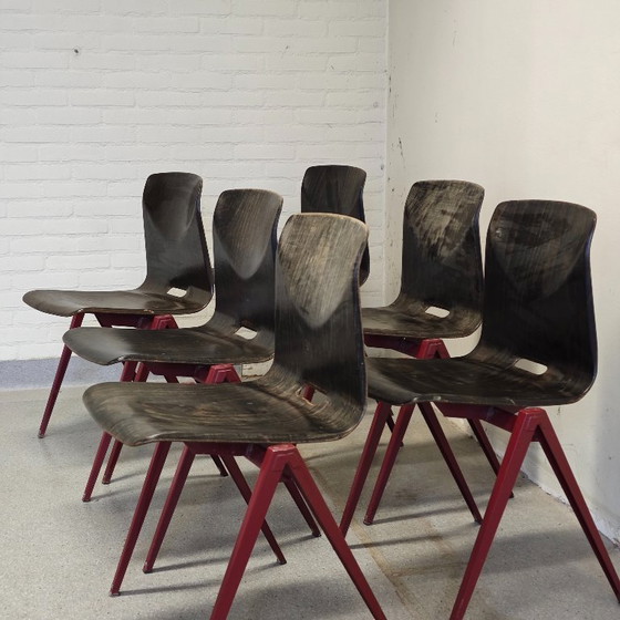 Image 1 of Vintage Pagholz Galvanitas S22 eetkamerstoelen