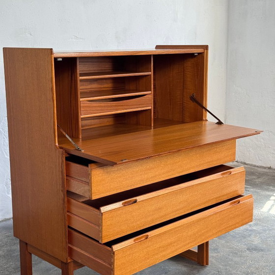 Image 1 of Turnidge of London Teak Secretary, 1960