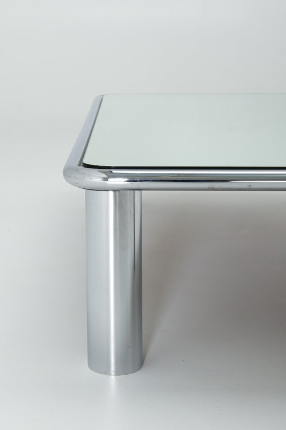 Image 1 of Sesann Mirrored Coffee Table - Gianfranco Frattini for Cassina