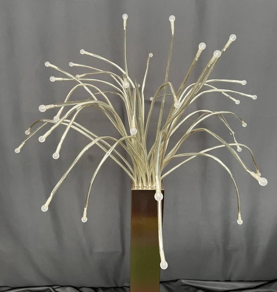 Lampe vintage. Métal chromé. – Lampadaires, Metal, Chrome (photo 4 of 7)